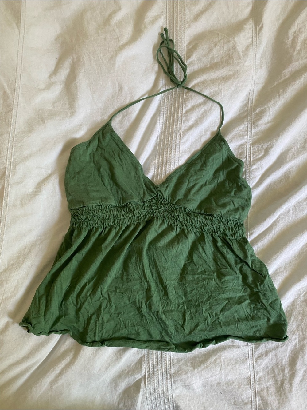 American eagle green halter top